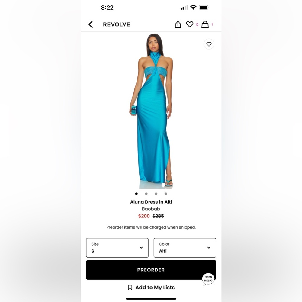 Aluna Dress in Alti